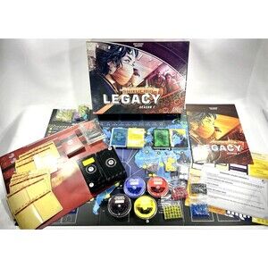 Pandemic: Legacy Season 1 Red Edition Board Game Z-Man Games 2015 Complete